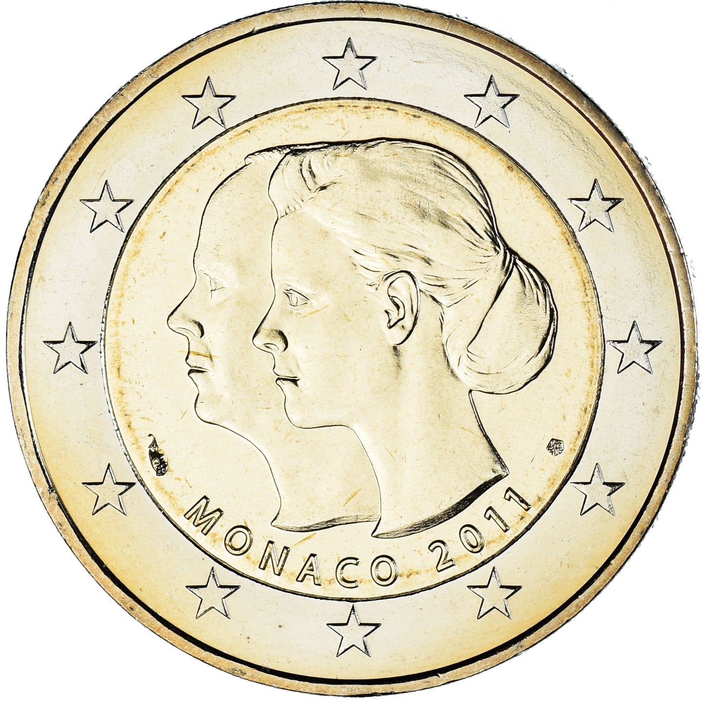 Monako,
2 eura,
2011