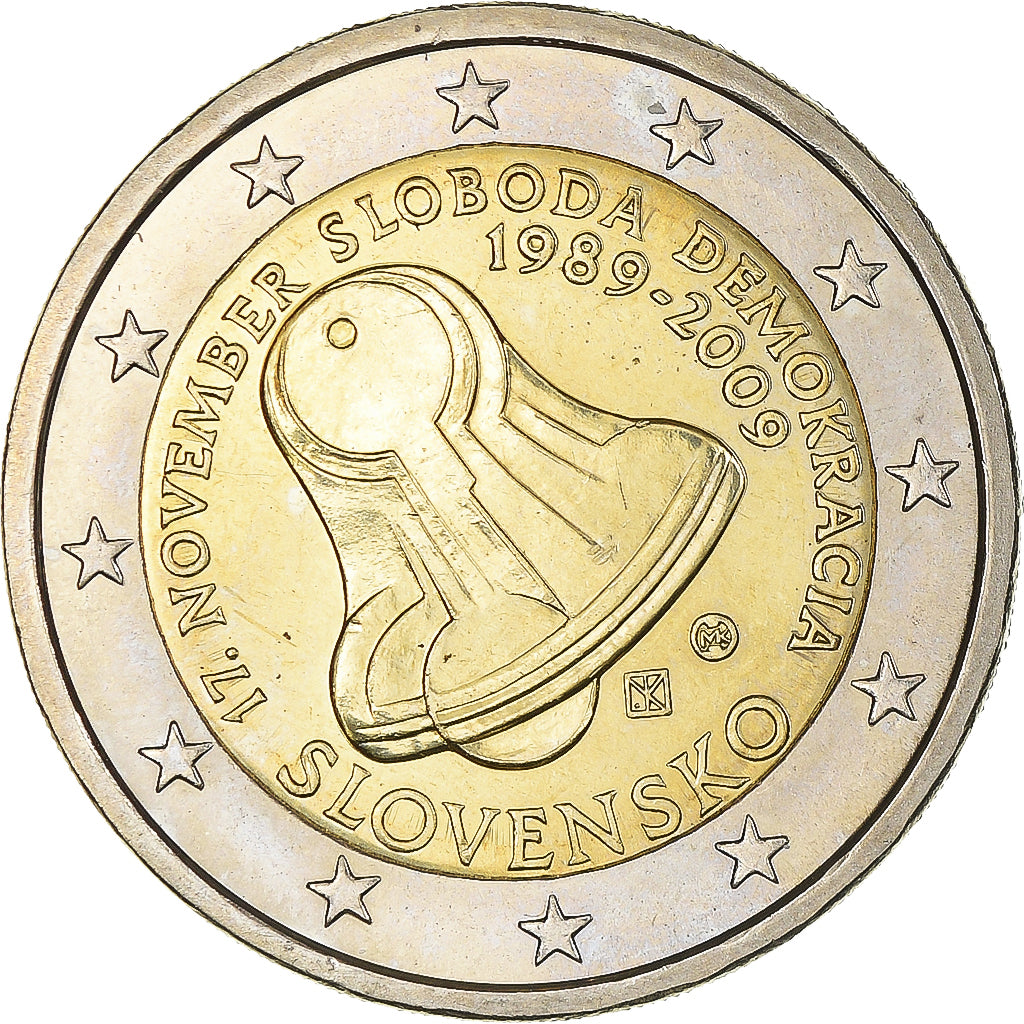 Slovensko,
2 eura,
Svoboda