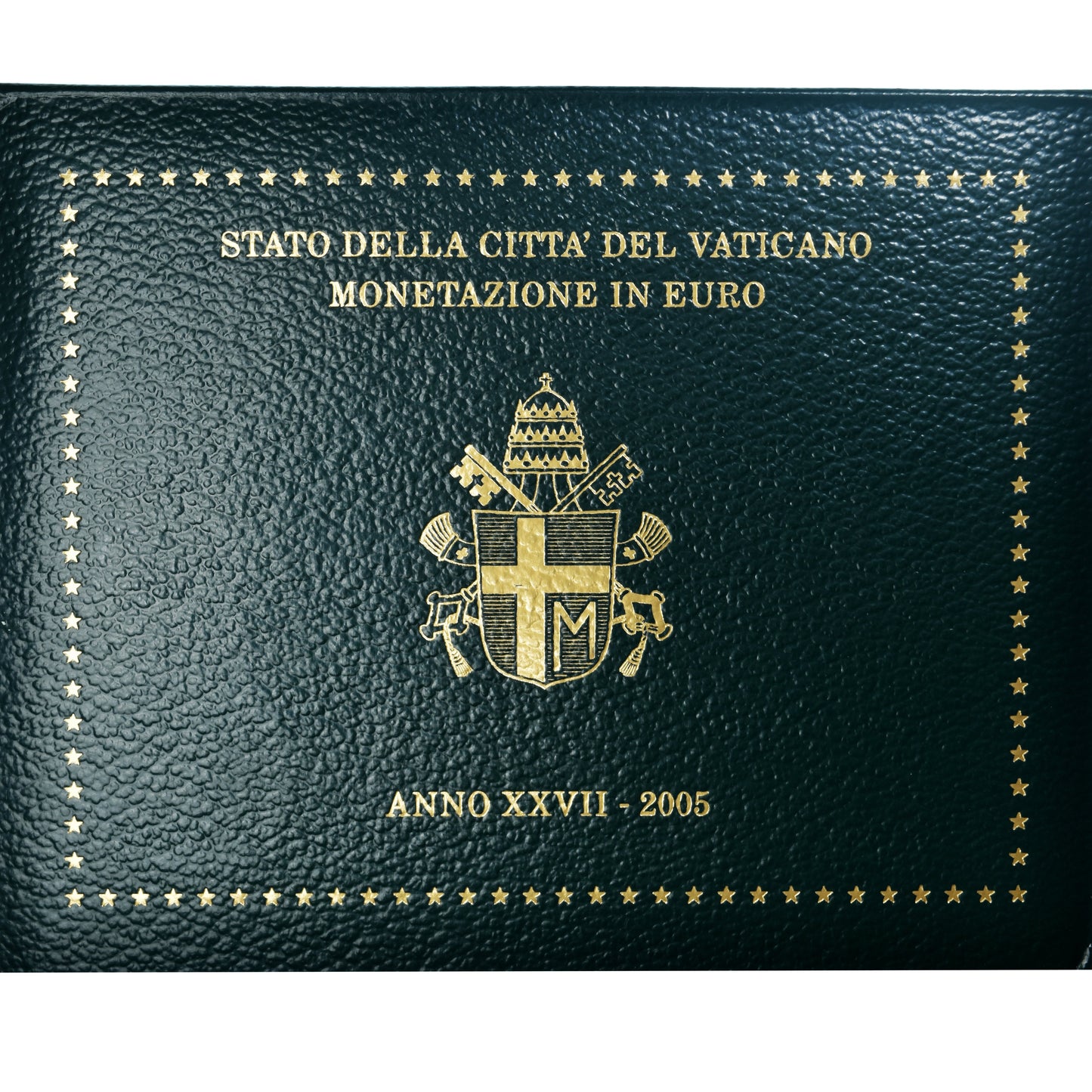 Vatikán,
1 cent až 2 eura,
2005