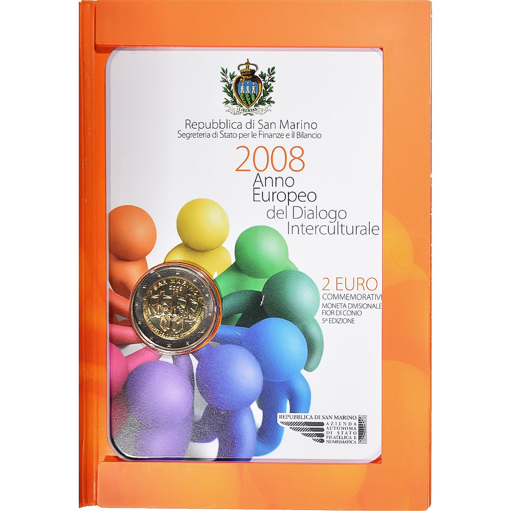 San Marino,
2 eura,
2008