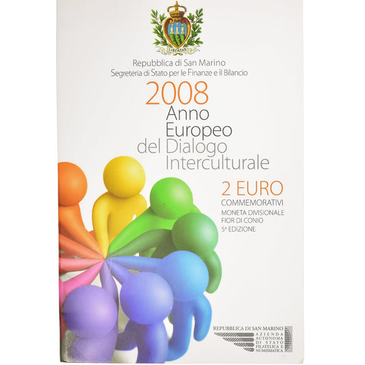 San Marino,
2 eura,
2008