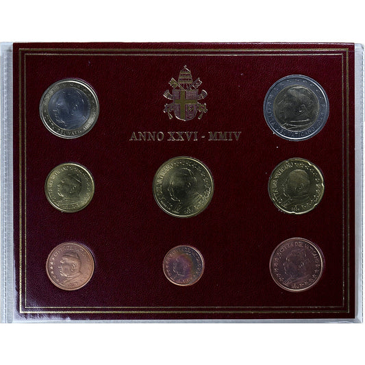 Vatikán,
1 cent až 2 eura,
Jean-Paul II