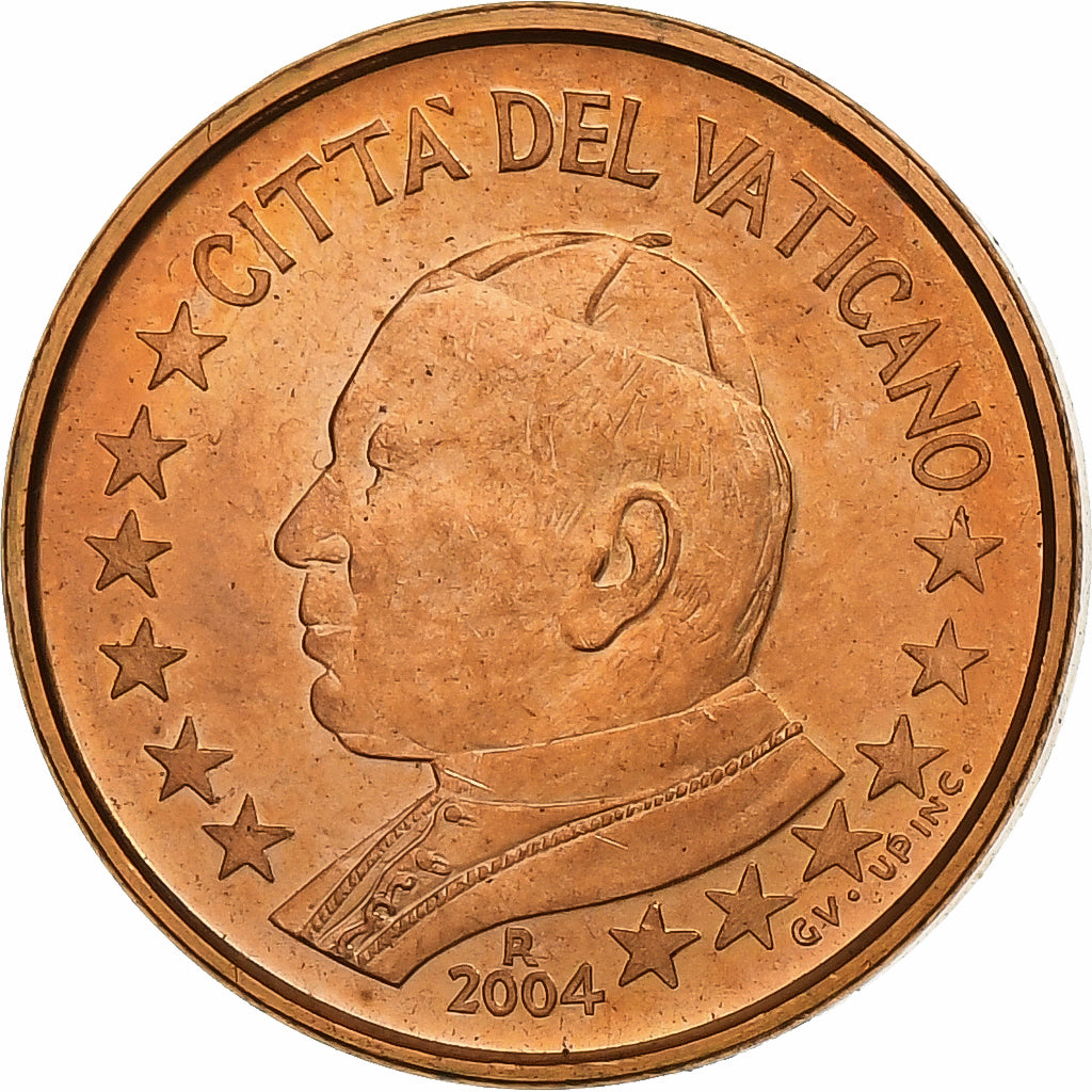 VATIKÁN,
Jana Pavla II.,
Euro cent