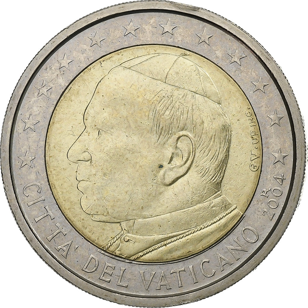VATIKÁN,
Jana Pavla II.,
2 eura