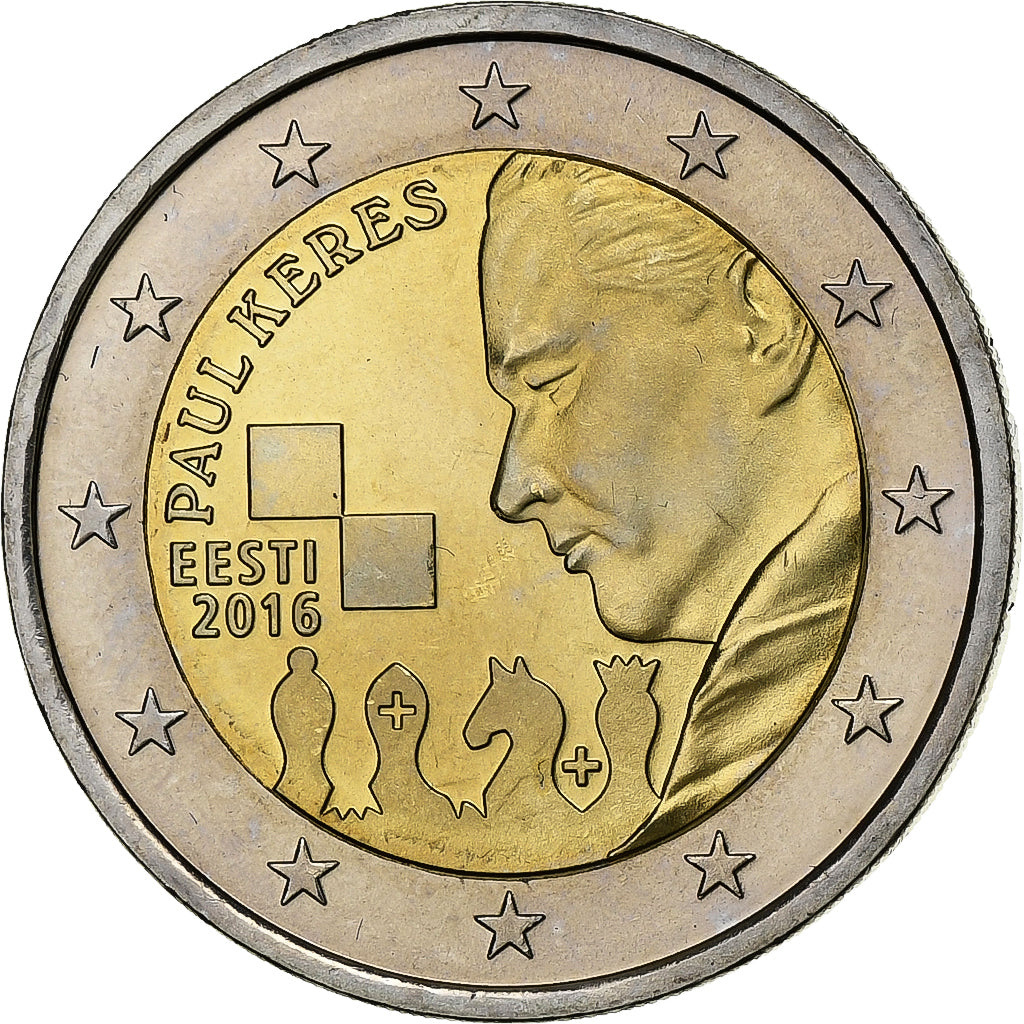 Estonsko,
2 eura,
2016