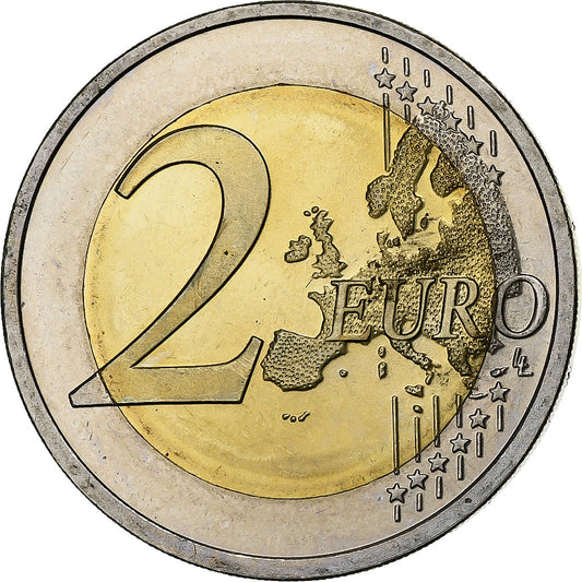Estonsko,
2 eura,
2016
