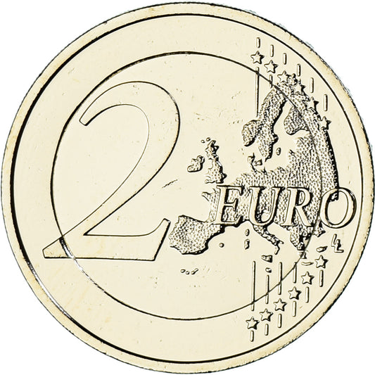 Německo,
2 eura,
2018