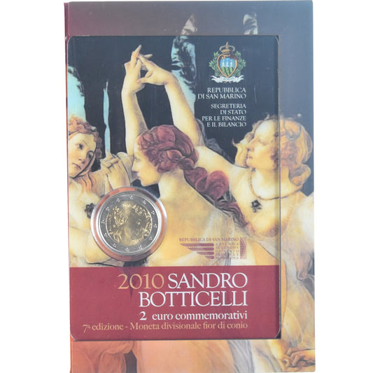 San Marino,
2 eura,
Sandro Botticelli