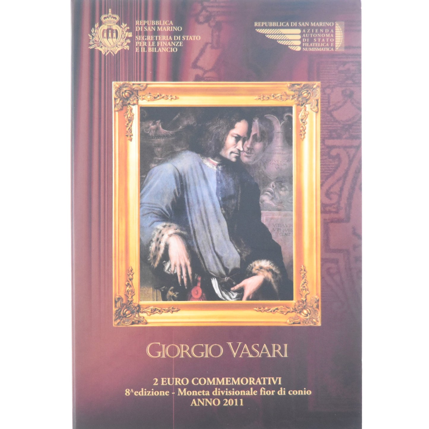 San Marino,
2 eura,
Giorgo Vasari