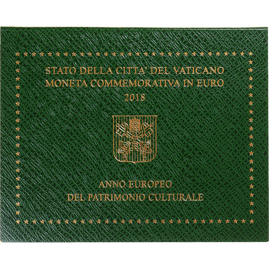 Vatikán,
2 eura,
année européenne du patrimoine culturel