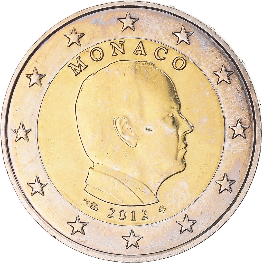 Monako,
2 eura,
princ Albert