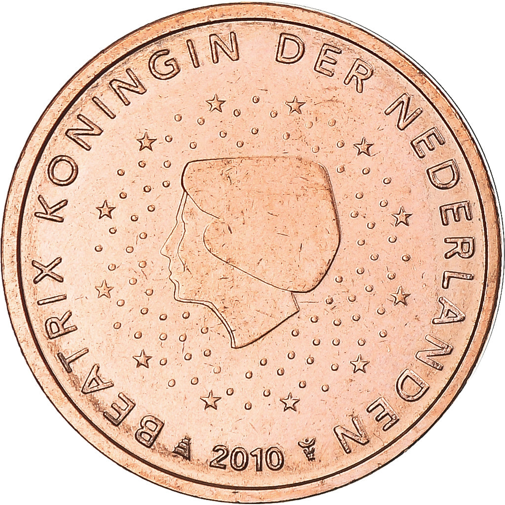 Nizozemí,
2 euro centy,
2010