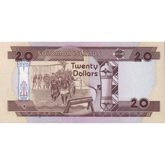 Bankovka,
Šalamounovy ostrovy,
20 dolarů
