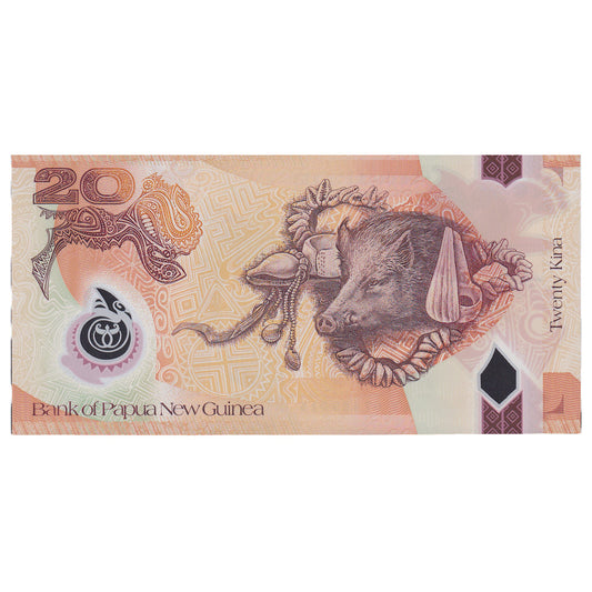 Bankovka,
Papua Nová Guinea,
20 Čína
