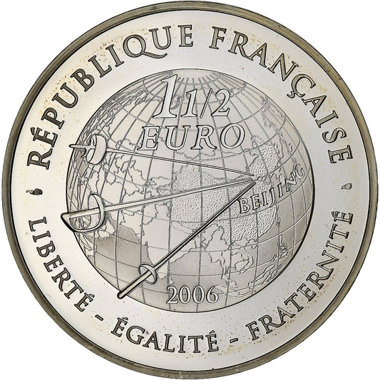 Francie,
1–1/2 eura,
Escrime - Jeux d'été