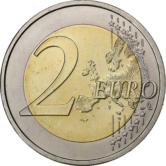 Lotyšsko,
2 eura,
2014