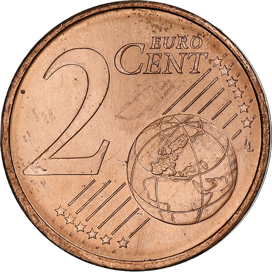Portugalsko,
2 euro centy,
2002