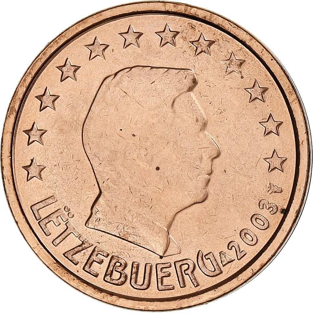 Lucembursko,
Henri,
2 euro centy