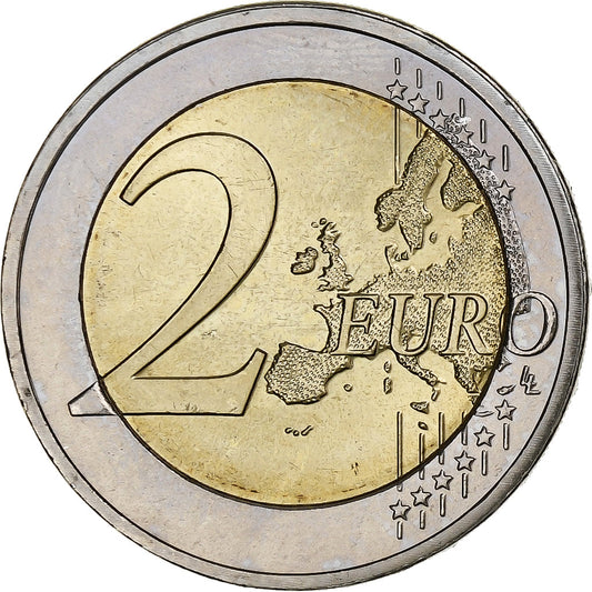 Lucembursko,
2 eura,
2014