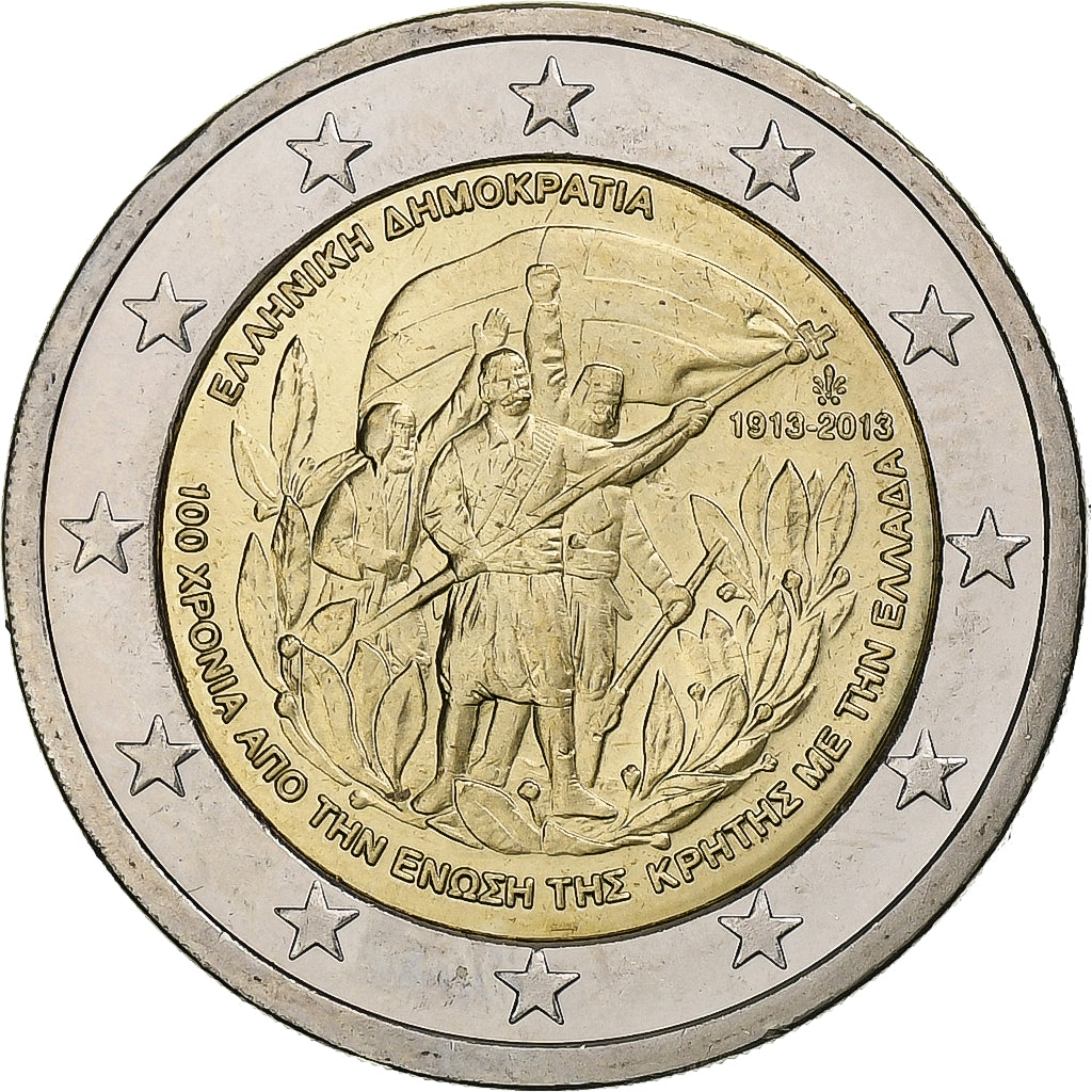Řecko,
2 eura,
Kréta – Řecko