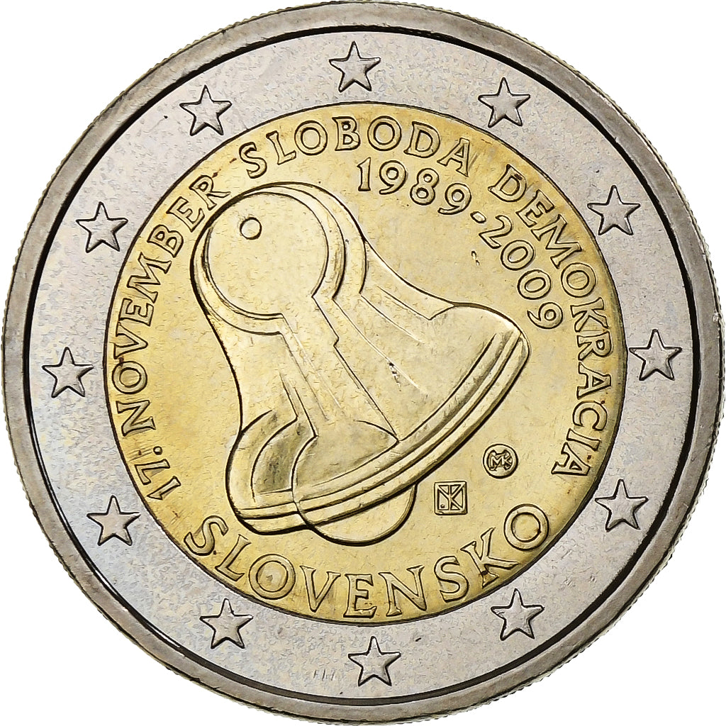 Slovensko,
2 eura,
Revoluce