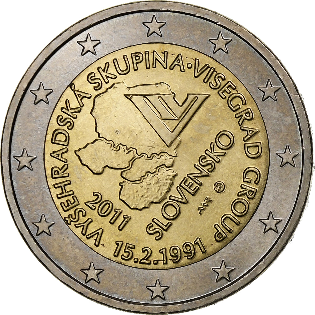 Slovensko,
2 eura,
2011