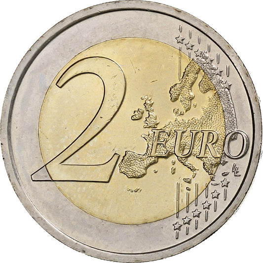 Slovensko,
2 eura,
10 let výročí adheze k EU