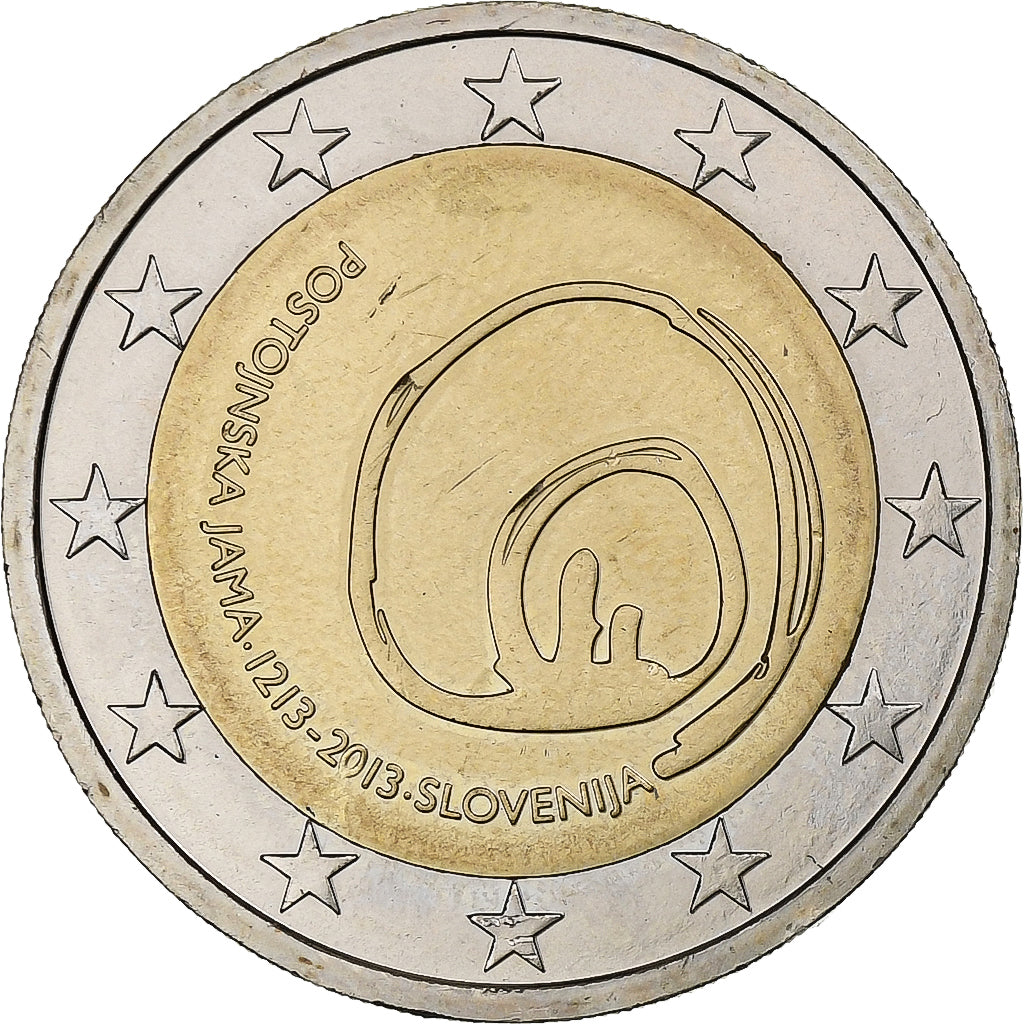 Slovinsko,
2 eura,
Postojna