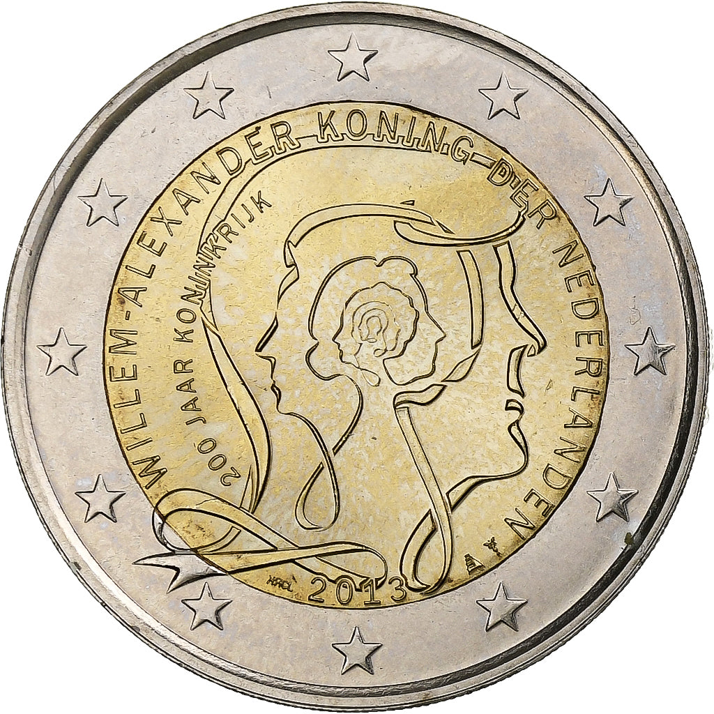 Nizozemí,
2 eura,
2013