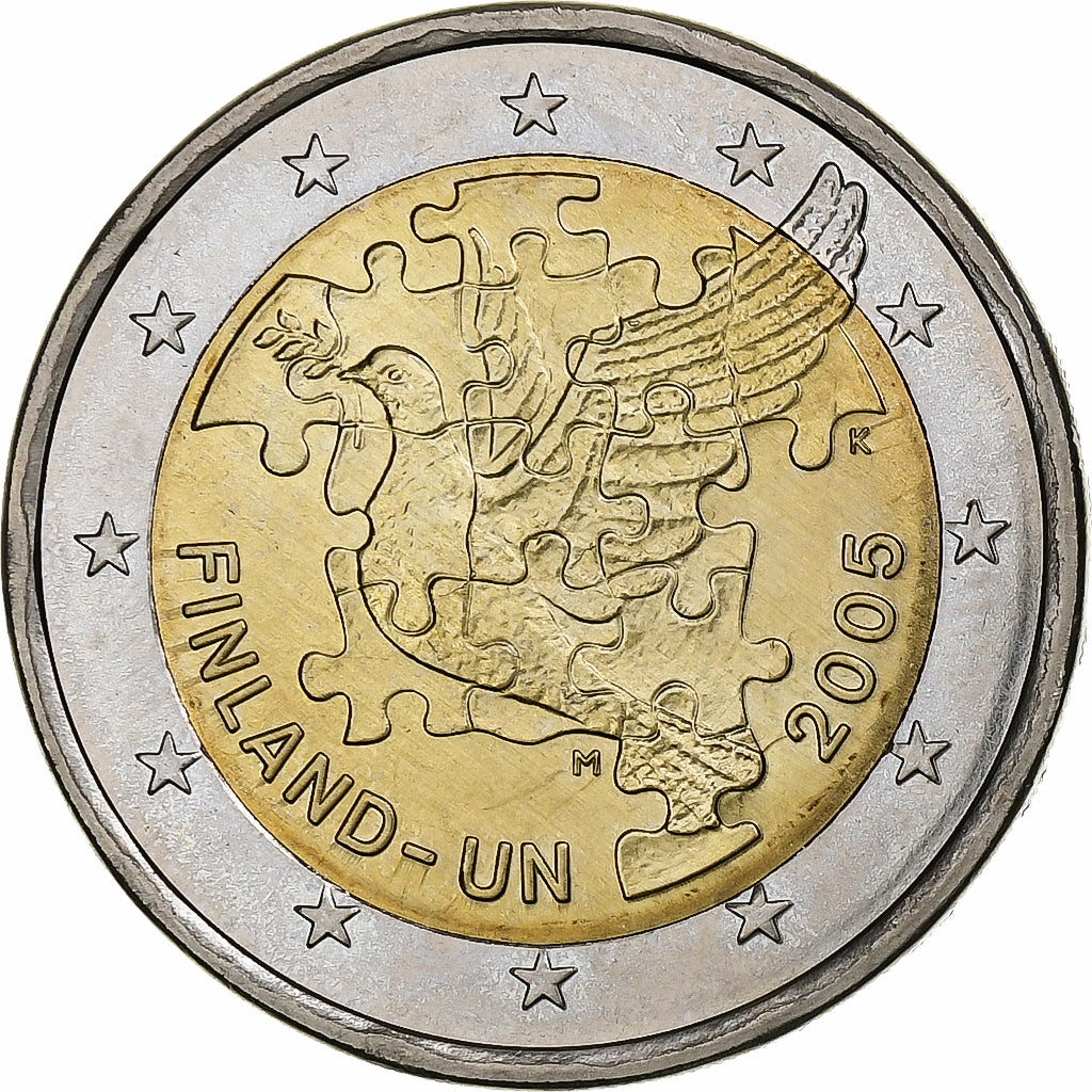 Finsko,
2 eura,
2005