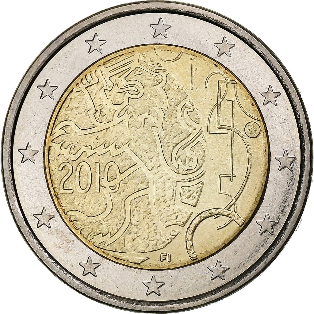 Finsko,
2 eura,
2010