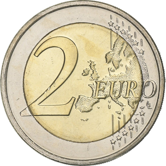 Lucembursko,
2 eura,
2016