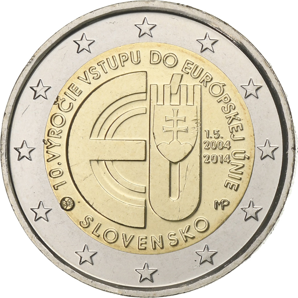 Slovensko,
2 eura,
EU