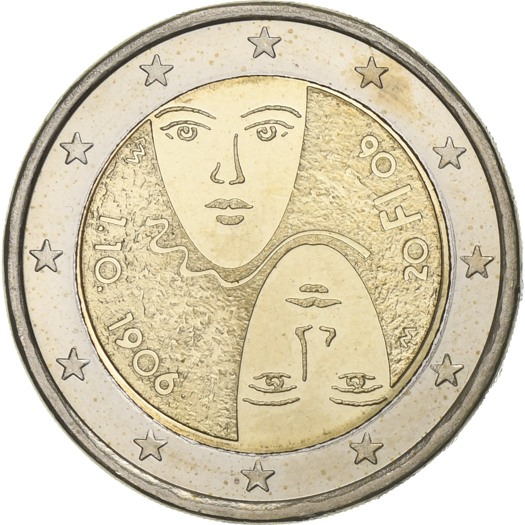 Finsko,
2 eura,
2006