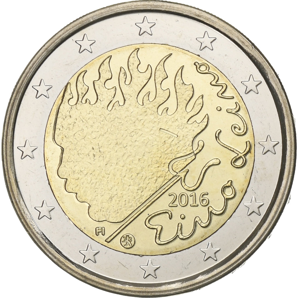 Finsko,
2 eura,
2016
