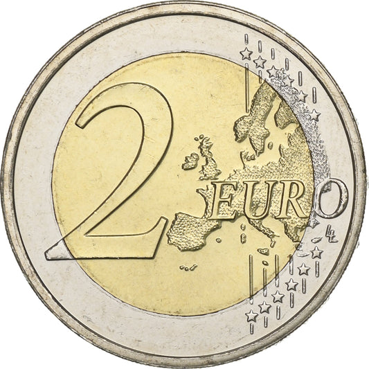 Lucembursko,
2 eura,
10 let euro