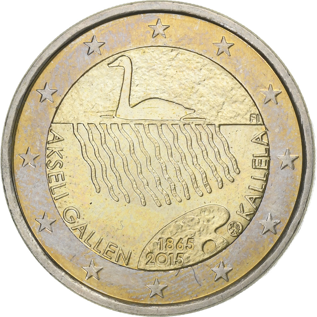 Finsko,
2 eura,
Akseli Gallen-Kallela