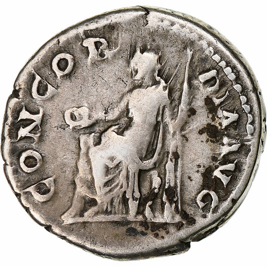 Sabina,
denár,
130-133