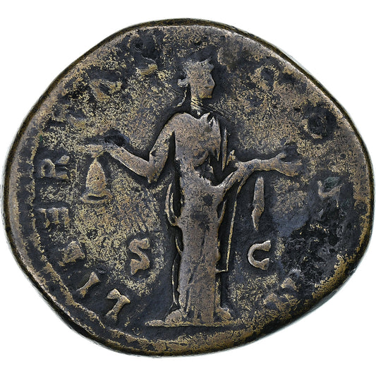 Antoninus Pius,
Sestertius,
154-155