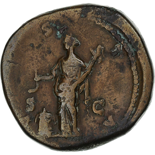 Lucilie,
Sestertius,
164-169