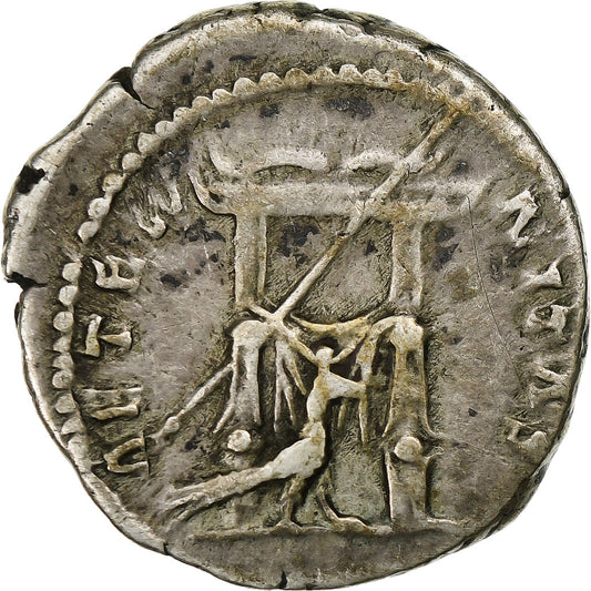 Diva Faustina I,
denár,
141