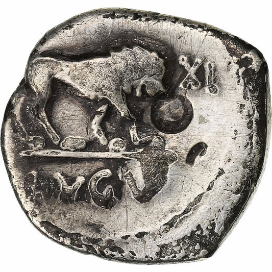 Marcus Antonius,
Quinarius,
43-42 před naším letopočtem