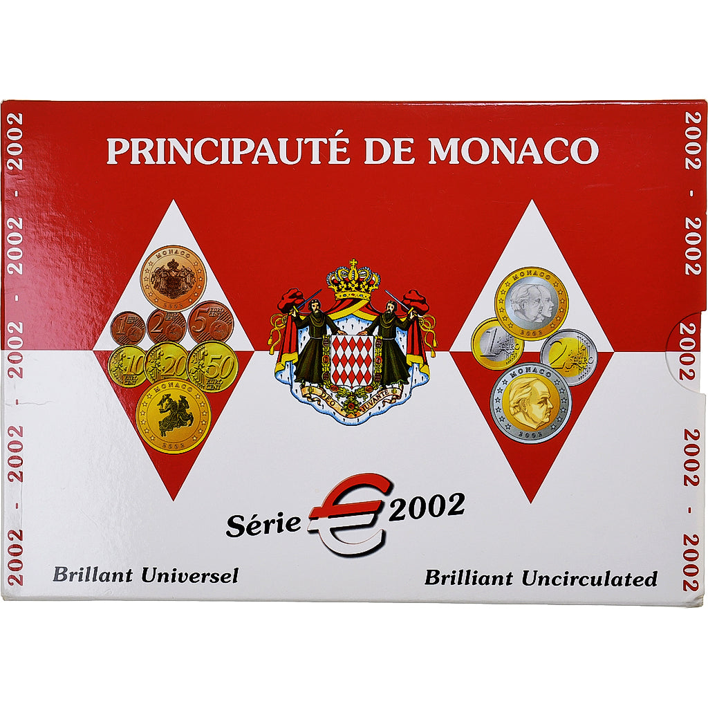 Monako,
Rainier III,
1 cent až 2 eura