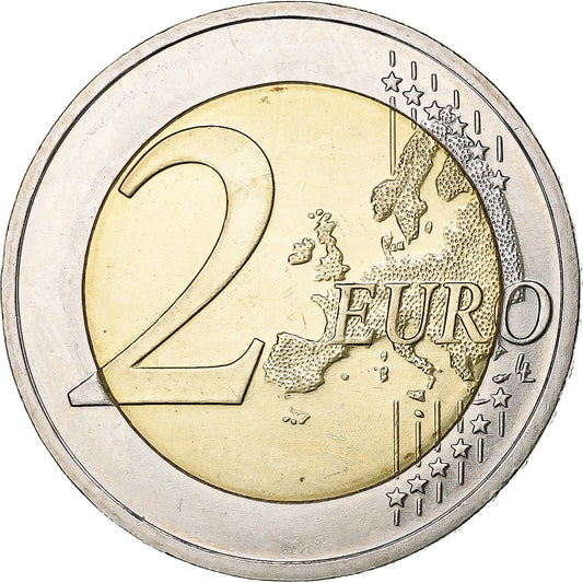 Německo,
2 eura,
25ème výročí de la chute du mur