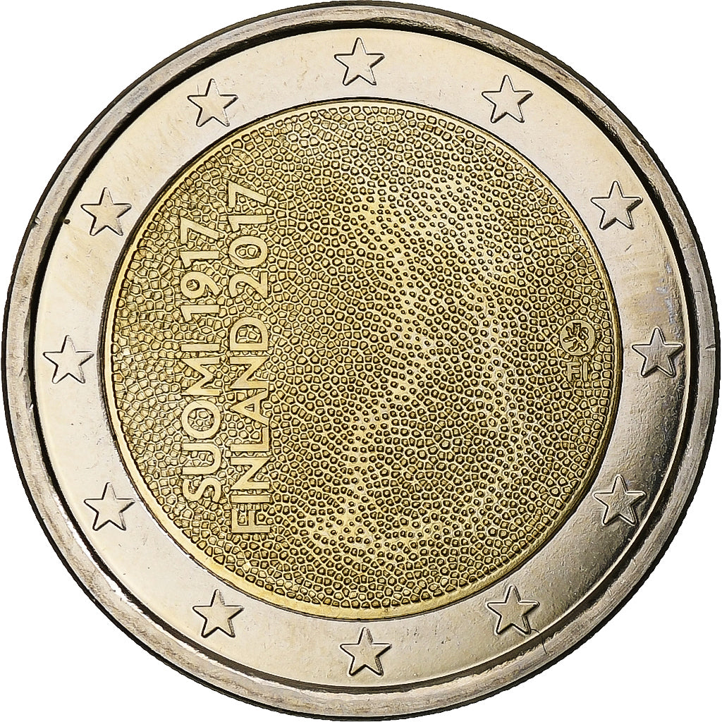 Finsko,
2 eura,
Nezávislost