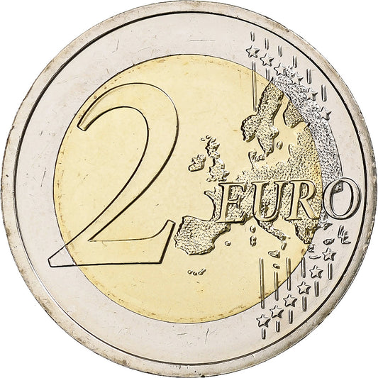 Slovensko,
2 eura,
25. výročí Republiky
