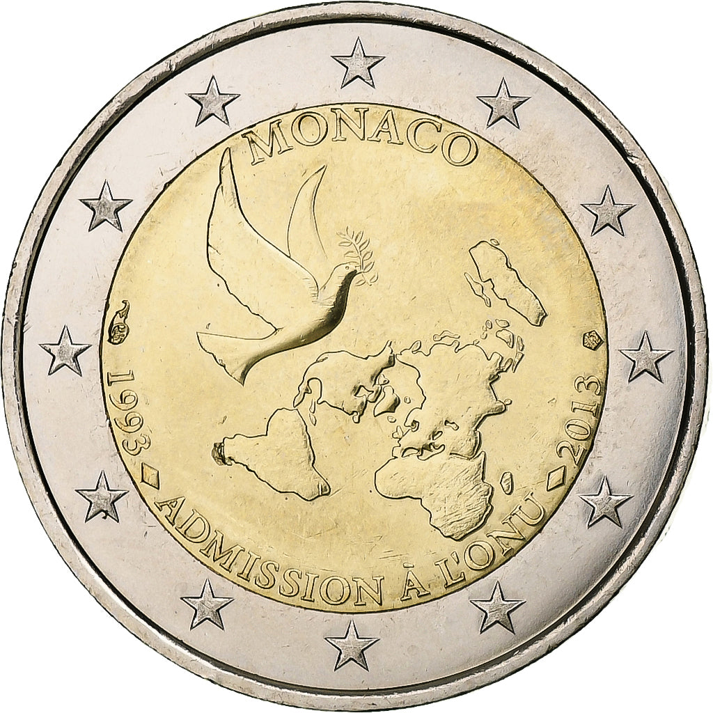 Monako,
2 eura,
2013