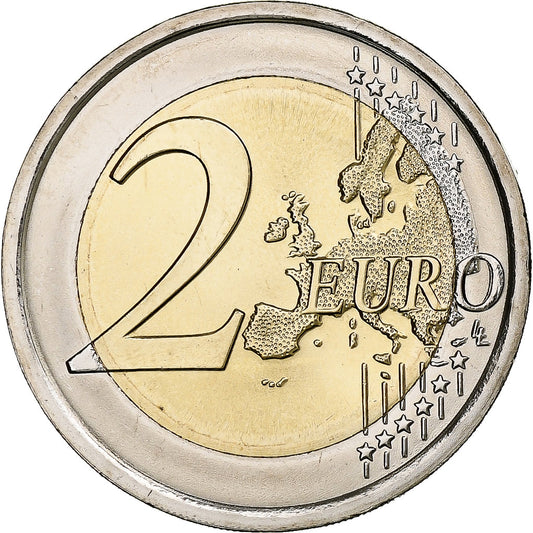Itálie,
2 eura,
2018