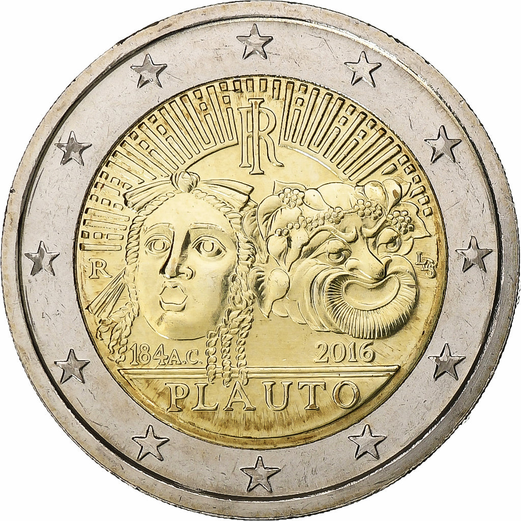Itálie,
2 eura,
2016
