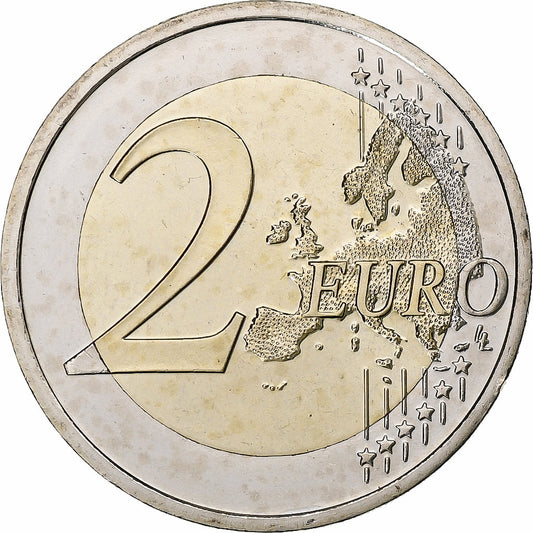 Slovensko,
2 eura,
2019
